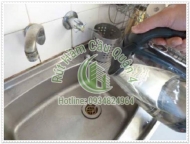 Quy trình cung ứng dịch vụ thông bồn rửa chén quận 4