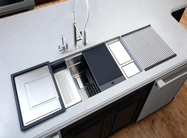 Số ngăn chậu rửa bát giúp phân loại theo sở thích người tiêu dùng
