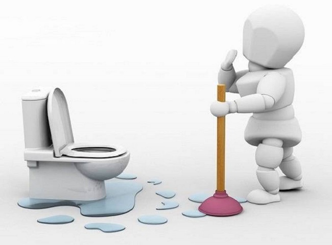 Kiểm tra bồn cầu rỉ nước bằng cách dùng thuốc nhuộm